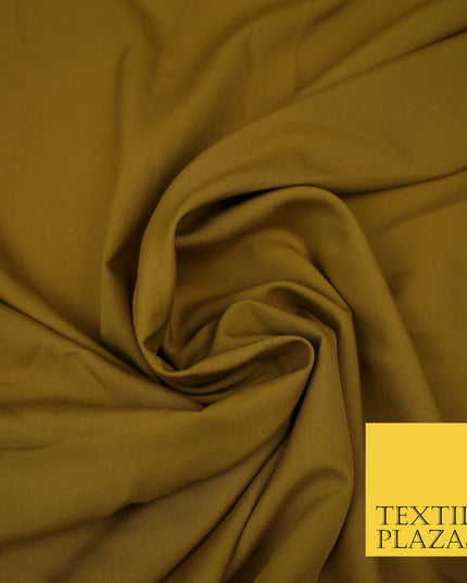 GINGER Plain Dyed Soft Powder Crepe Matt Lining Dress 100% Polyester Budget Fabric 44" 3250