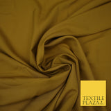 GINGER Plain Dyed Soft Powder Crepe Matt Lining Dress 100% Polyester Budget Fabric 44" 3250
