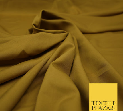 GINGER Plain Dyed Soft Powder Crepe Matt Lining Dress 100% Polyester Budget Fabric 44" 3250