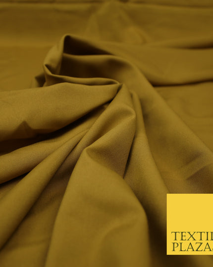 GINGER Plain Dyed Soft Powder Crepe Matt Lining Dress 100% Polyester Budget Fabric 44" 3250