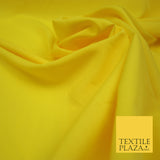 YELLOW Plain Dyed Soft Powder Crepe Matt Lining Dress 100% Polyester Budget Fabric 44" 3253
