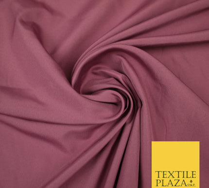 DUSTY PINK 1 Plain Dyed Soft Powder Crepe Matt Lining Dress 100% Polyester Budget Fabric 44" 3268