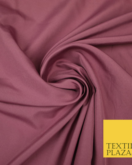 DUSTY PINK 1 Plain Dyed Soft Powder Crepe Matt Lining Dress 100% Polyester Budget Fabric 44" 3268