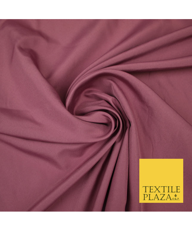 DUSTY PINK 1 Plain Dyed Soft Powder Crepe Matt Lining Dress 100% Polyester Budget Fabric 44" 3268