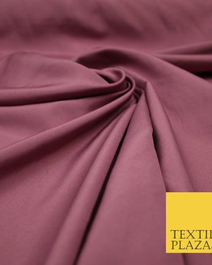 DUSTY PINK 1 Plain Dyed Soft Powder Crepe Matt Lining Dress 100% Polyester Budget Fabric 44" 3268