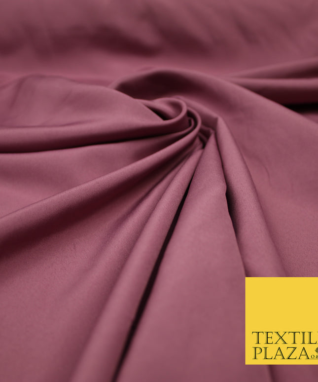 DUSTY PINK 1 Plain Dyed Soft Powder Crepe Matt Lining Dress 100% Polyester Budget Fabric 44" 3268