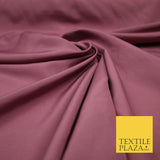 DUSTY PINK 1 Plain Dyed Soft Powder Crepe Matt Lining Dress 100% Polyester Budget Fabric 44" 3268