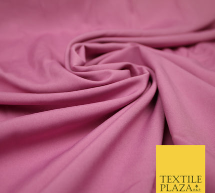 DUSTY PINK 2 Plain Dyed Soft Powder Crepe Matt Lining Dress 100% Polyester Budget Fabric 44" 3269