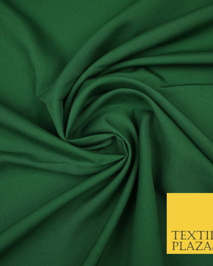 MILITARY GREEN Plain Dyed Soft Powder Crepe Matt Lining Dress 100% Polyester Budget Fabric 44" 3284