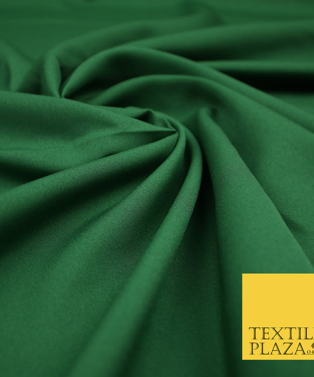 MILITARY GREEN Plain Dyed Soft Powder Crepe Matt Lining Dress 100% Polyester Budget Fabric 44" 3284