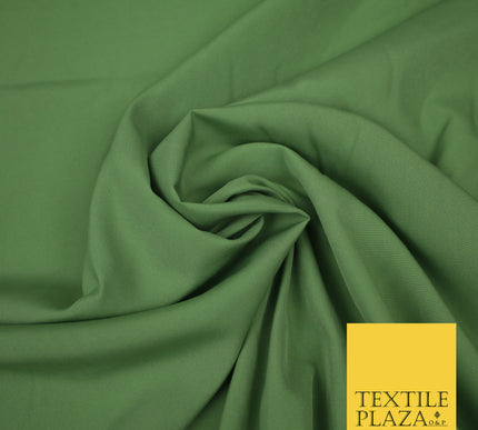 SAGE GREEN Plain Dyed Soft Powder Crepe Matt Lining Dress 100% Polyester Budget Fabric 44" 3289