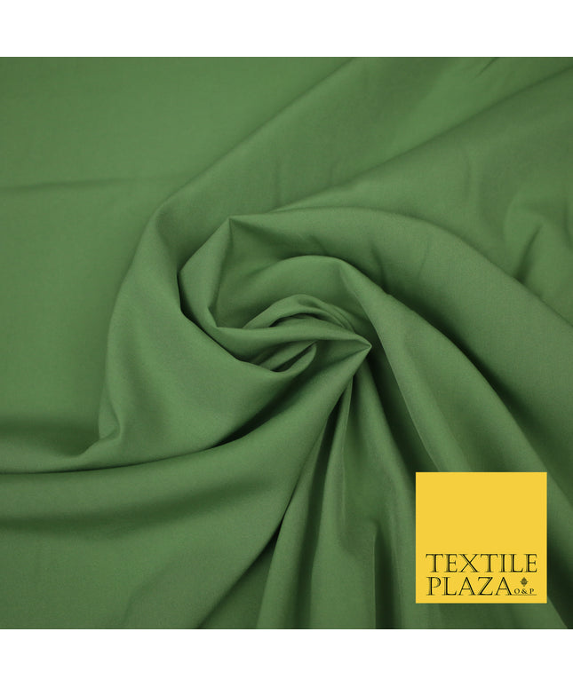 SAGE GREEN Plain Dyed Soft Powder Crepe Matt Lining Dress 100% Polyester Budget Fabric 44" 3289